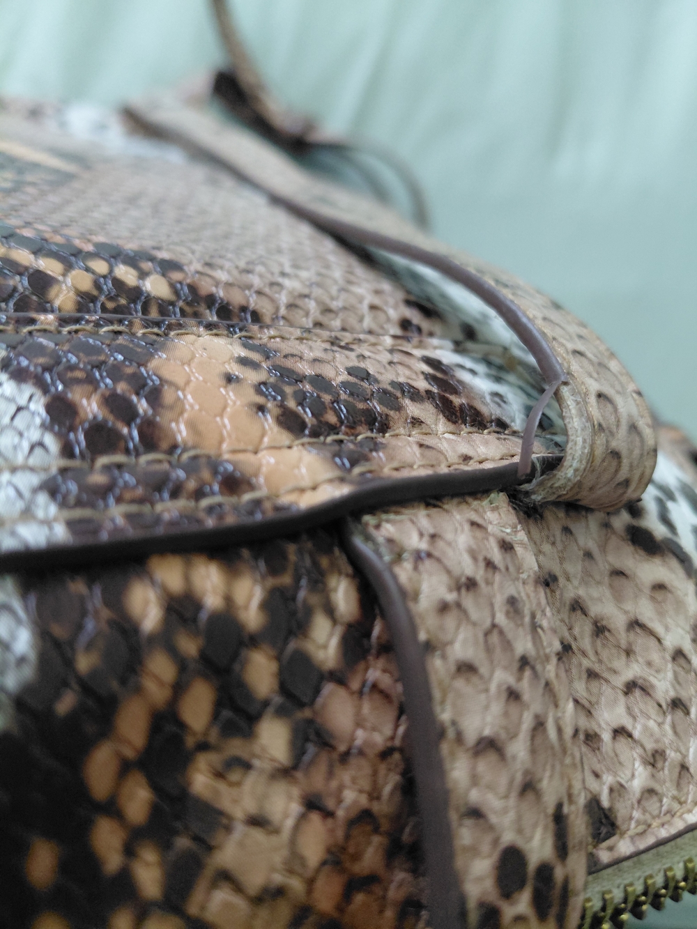 Snake-Print Backpack - Picture 9 of 11